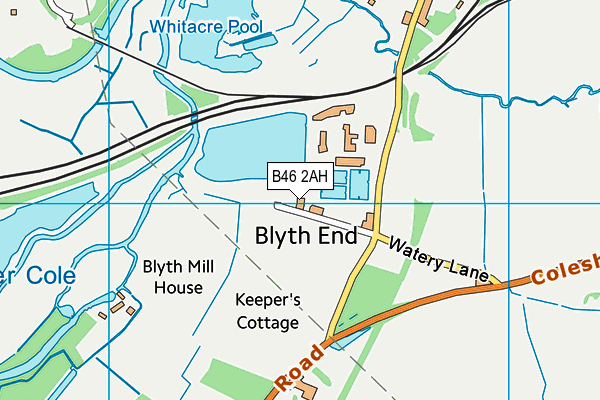 B46 2AH map - OS VectorMap District (Ordnance Survey) B46 2AH map - OS VectorMap District (Ordnance Survey)