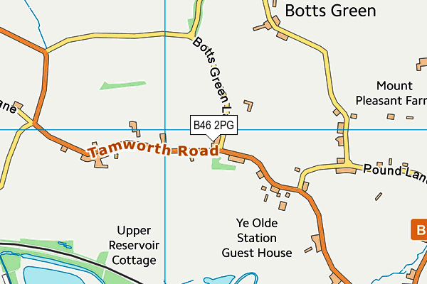 B46 2PG map - OS VectorMap District (Ordnance Survey) B46 2PG map - OS VectorMap District (Ordnance Survey)