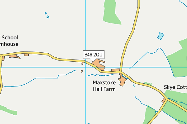 B46 2QU map - OS VectorMap District (Ordnance Survey) B46 2QU map - OS VectorMap District (Ordnance Survey)