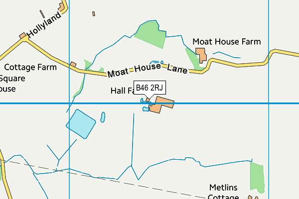 B46 2RJ map - OS VectorMap District (Ordnance Survey) B46 2RJ map - OS VectorMap District (Ordnance Survey)