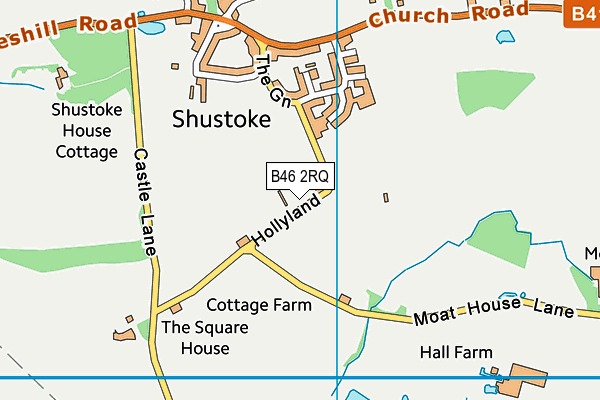 B46 2RQ map - OS VectorMap District (Ordnance Survey) B46 2RQ map - OS VectorMap District (Ordnance Survey)