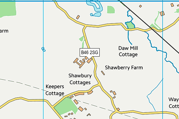 B46 2SG map - OS VectorMap District (Ordnance Survey) B46 2SG map - OS VectorMap District (Ordnance Survey)