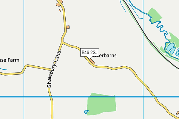 B46 2SJ map - OS VectorMap District (Ordnance Survey) B46 2SJ map - OS VectorMap District (Ordnance Survey)
