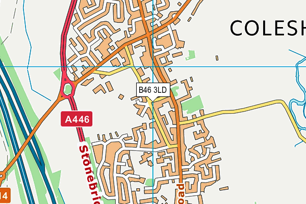 B46 3LD map - OS VectorMap District (Ordnance Survey) B46 3LD map - OS VectorMap District (Ordnance Survey)
