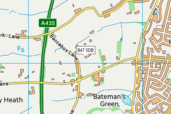 B47 5DB map - OS VectorMap District (Ordnance Survey) B47 5DB map - OS VectorMap District (Ordnance Survey)