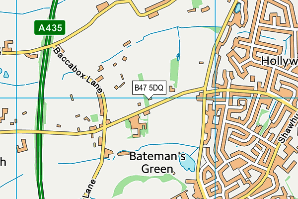 B47 5DQ map - OS VectorMap District (Ordnance Survey) B47 5DQ map - OS VectorMap District (Ordnance Survey)