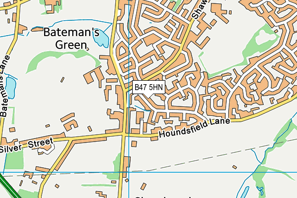 B47 5HN map - OS VectorMap District (Ordnance Survey) B47 5HN map - OS VectorMap District (Ordnance Survey)
