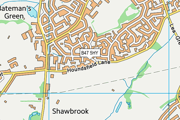 B47 5HY map - OS VectorMap District (Ordnance Survey) B47 5HY map - OS VectorMap District (Ordnance Survey)