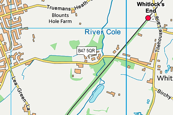 B47 5QR map - OS VectorMap District (Ordnance Survey) B47 5QR map - OS VectorMap District (Ordnance Survey)
