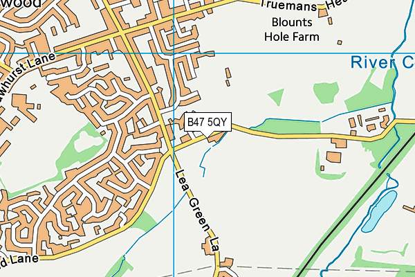 B47 5QY map - OS VectorMap District (Ordnance Survey) B47 5QY map - OS VectorMap District (Ordnance Survey)