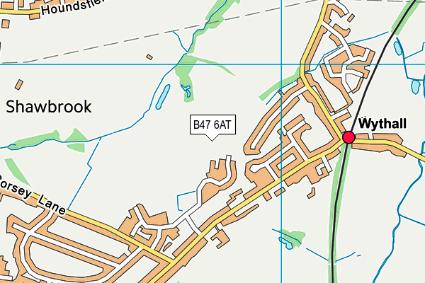 B47 6AT map - OS VectorMap District (Ordnance Survey) B47 6AT map - OS VectorMap District (Ordnance Survey)