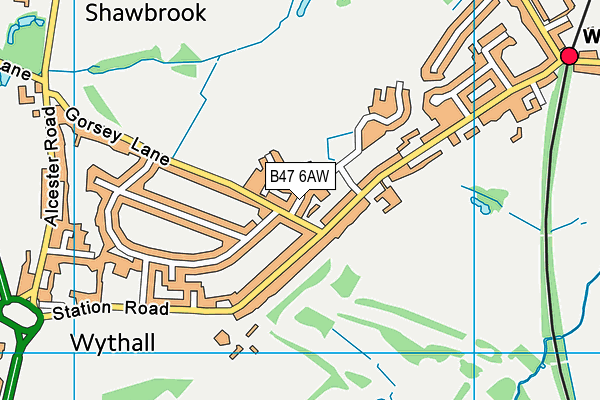 B47 6AW map - OS VectorMap District (Ordnance Survey) B47 6AW map - OS VectorMap District (Ordnance Survey)