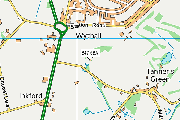 B47 6BA map - OS VectorMap District (Ordnance Survey) B47 6BA map - OS VectorMap District (Ordnance Survey)