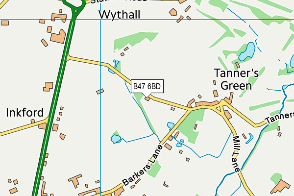 B47 6BD map - OS VectorMap District (Ordnance Survey) B47 6BD map - OS VectorMap District (Ordnance Survey)