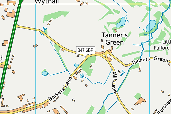 B47 6BP map - OS VectorMap District (Ordnance Survey) B47 6BP map - OS VectorMap District (Ordnance Survey)