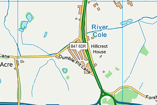 B47 6DR map - OS VectorMap District (Ordnance Survey) B47 6DR map - OS VectorMap District (Ordnance Survey)