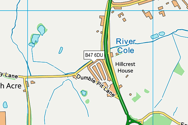 B47 6DU map - OS VectorMap District (Ordnance Survey) B47 6DU map - OS VectorMap District (Ordnance Survey)