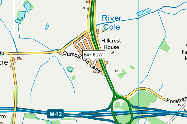 B47 6DW map - OS VectorMap District (Ordnance Survey) B47 6DW map - OS VectorMap District (Ordnance Survey)