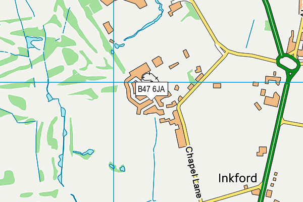 B47 6JA map - OS VectorMap District (Ordnance Survey) B47 6JA map - OS VectorMap District (Ordnance Survey)
