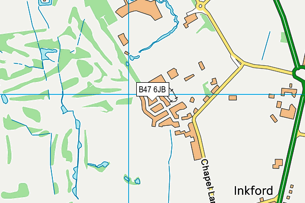 B47 6JB map - OS VectorMap District (Ordnance Survey) B47 6JB map - OS VectorMap District (Ordnance Survey)