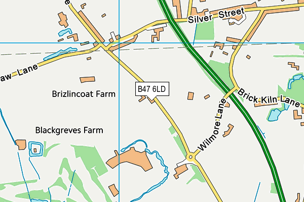 B47 6LD map - OS VectorMap District (Ordnance Survey) B47 6LD map - OS VectorMap District (Ordnance Survey)
