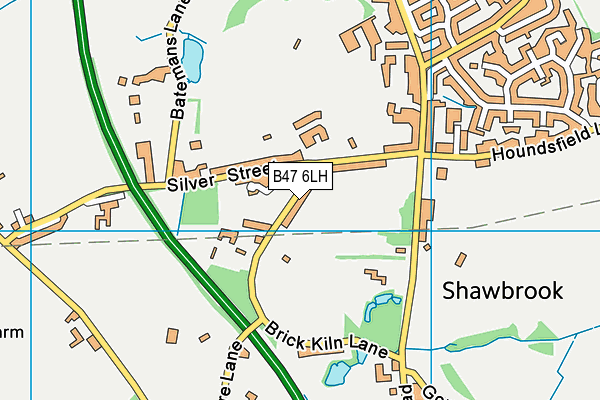 B47 6LH map - OS VectorMap District (Ordnance Survey) B47 6LH map - OS VectorMap District (Ordnance Survey)