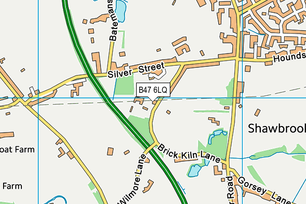 B47 6LQ map - OS VectorMap District (Ordnance Survey) B47 6LQ map - OS VectorMap District (Ordnance Survey)