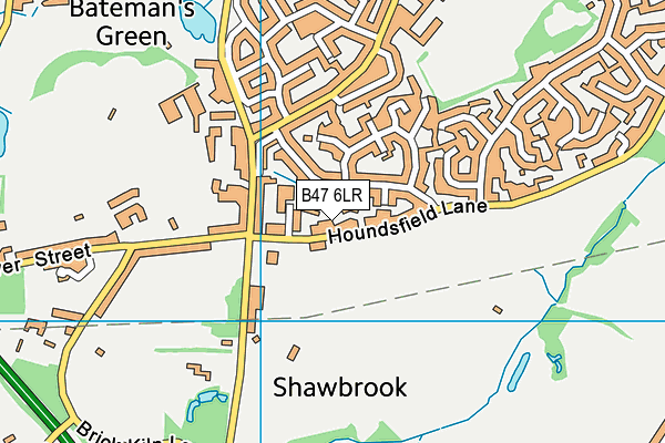 B47 6LR map - OS VectorMap District (Ordnance Survey) B47 6LR map - OS VectorMap District (Ordnance Survey)