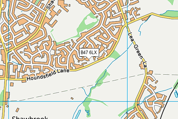 B47 6LX map - OS VectorMap District (Ordnance Survey) B47 6LX map - OS VectorMap District (Ordnance Survey)