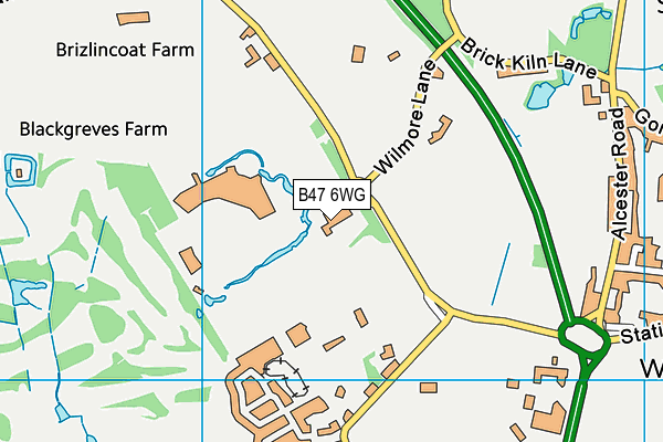 B47 6WG map - OS VectorMap District (Ordnance Survey) B47 6WG map - OS VectorMap District (Ordnance Survey)