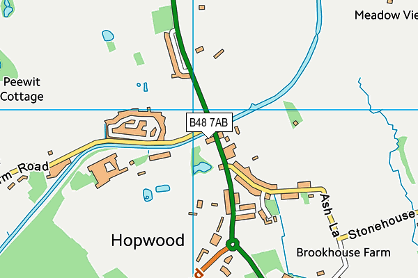 B48 7AB map - OS VectorMap District (Ordnance Survey) B48 7AB map - OS VectorMap District (Ordnance Survey)
