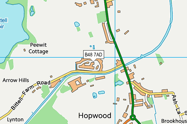 B48 7AD map - OS VectorMap District (Ordnance Survey) B48 7AD map - OS VectorMap District (Ordnance Survey)