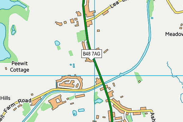 B48 7AG map - OS VectorMap District (Ordnance Survey) B48 7AG map - OS VectorMap District (Ordnance Survey)