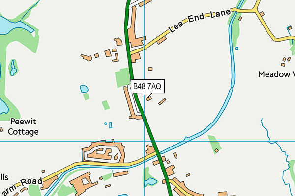 B48 7AQ map - OS VectorMap District (Ordnance Survey) B48 7AQ map - OS VectorMap District (Ordnance Survey)