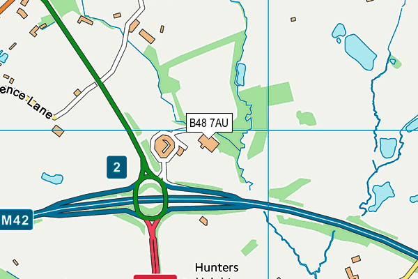 B48 7AU map - OS VectorMap District (Ordnance Survey) B48 7AU map - OS VectorMap District (Ordnance Survey)