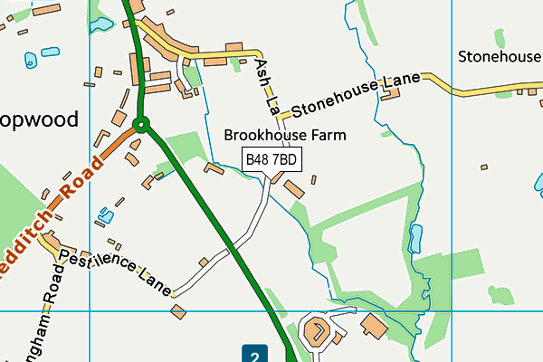 B48 7BD map - OS VectorMap District (Ordnance Survey) B48 7BD map - OS VectorMap District (Ordnance Survey)