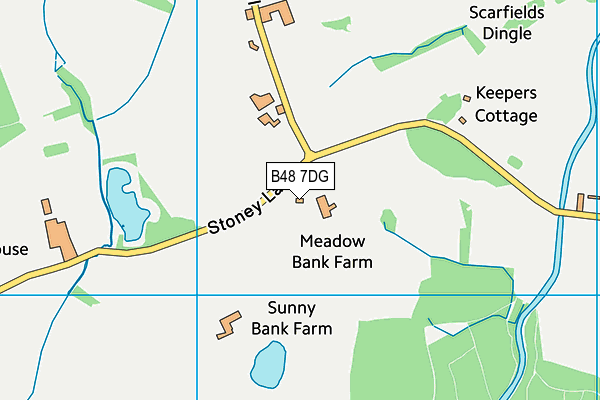 B48 7DG map - OS VectorMap District (Ordnance Survey) B48 7DG map - OS VectorMap District (Ordnance Survey)