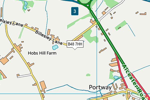 B48 7HH map - OS VectorMap District (Ordnance Survey) B48 7HH map - OS VectorMap District (Ordnance Survey)