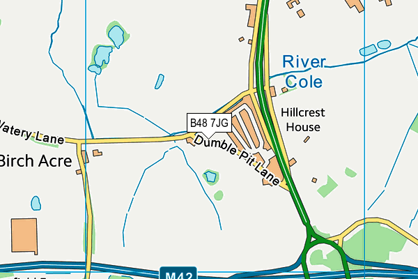 B48 7JG map - OS VectorMap District (Ordnance Survey) B48 7JG map - OS VectorMap District (Ordnance Survey)