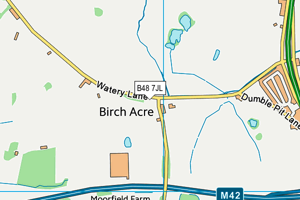B48 7JL map - OS VectorMap District (Ordnance Survey) B48 7JL map - OS VectorMap District (Ordnance Survey)