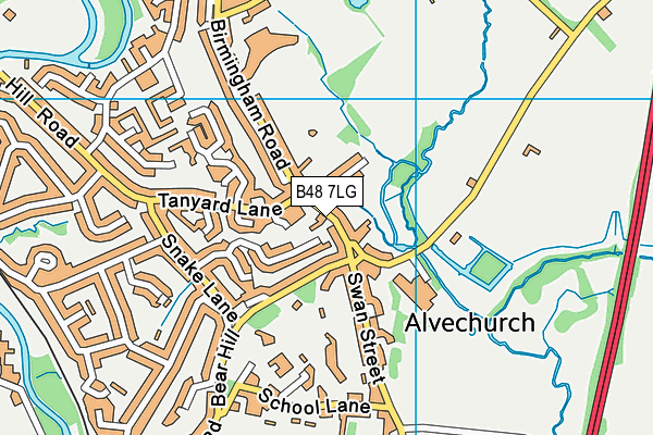 B48 7LG map - OS VectorMap District (Ordnance Survey) B48 7LG map - OS VectorMap District (Ordnance Survey)
