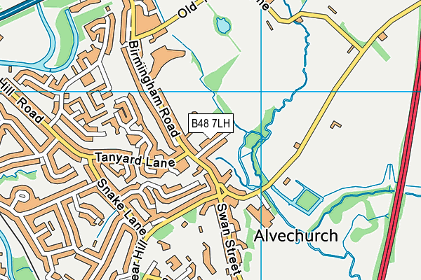 B48 7LH map - OS VectorMap District (Ordnance Survey) B48 7LH map - OS VectorMap District (Ordnance Survey)