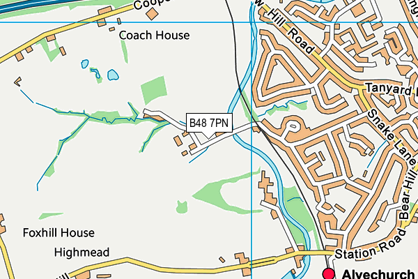 B48 7PN map - OS VectorMap District (Ordnance Survey) B48 7PN map - OS VectorMap District (Ordnance Survey)