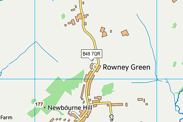B48 7QR map - OS VectorMap District (Ordnance Survey) B48 7QR map - OS VectorMap District (Ordnance Survey)