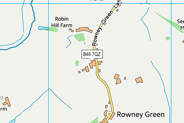 B48 7QZ map - OS VectorMap District (Ordnance Survey) B48 7QZ map - OS VectorMap District (Ordnance Survey)