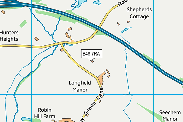 B48 7RA map - OS VectorMap District (Ordnance Survey) B48 7RA map - OS VectorMap District (Ordnance Survey)