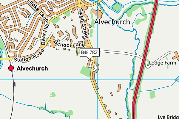 B48 7RZ map - OS VectorMap District (Ordnance Survey) B48 7RZ map - OS VectorMap District (Ordnance Survey)