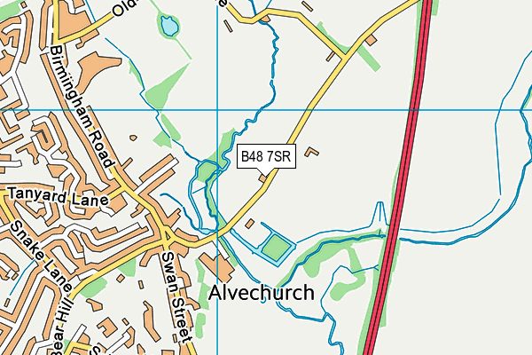 B48 7SR map - OS VectorMap District (Ordnance Survey) B48 7SR map - OS VectorMap District (Ordnance Survey)