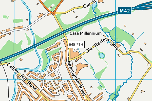 B48 7TH map - OS VectorMap District (Ordnance Survey) B48 7TH map - OS VectorMap District (Ordnance Survey)