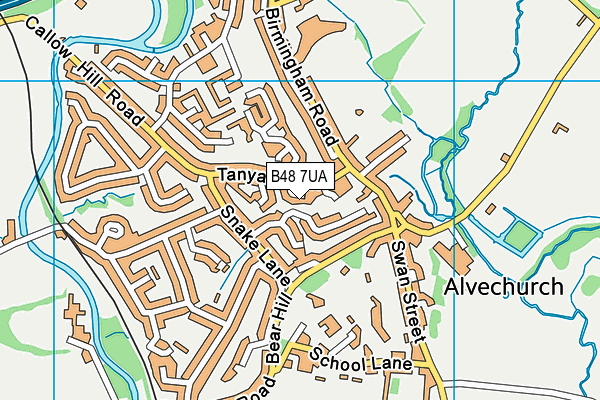 B48 7UA map - OS VectorMap District (Ordnance Survey) B48 7UA map - OS VectorMap District (Ordnance Survey)